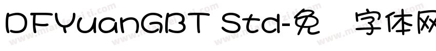 DFYuanGBT Std字体转换